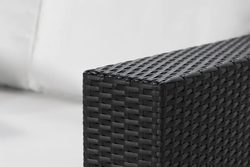 Bahamas Venstredel 140 cm - Sort - Havemøbler - Loungemøbler - Moduler
