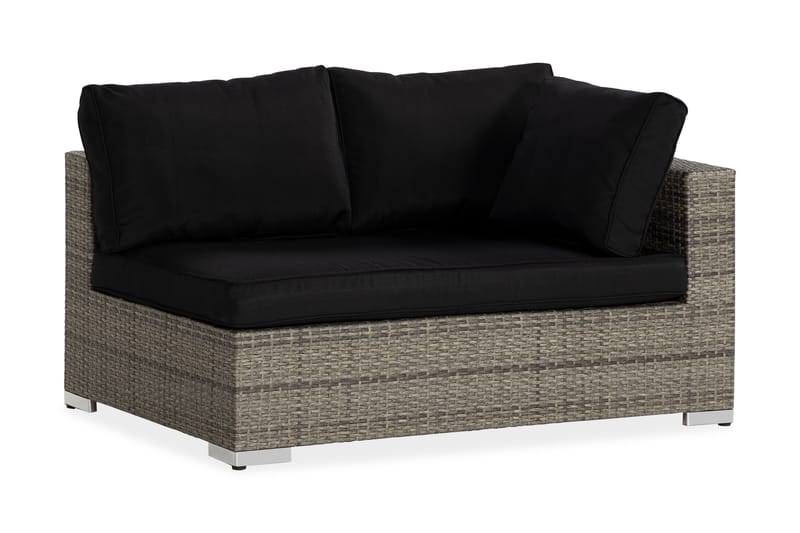 Bahamas Venstremodul 140 cm - Grå - Havemøbler - Loungemøbler - Moduler
