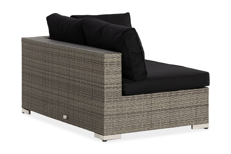 Bahamas Venstremodul 140 cm - Grå - Havemøbler - Loungemøbler - Moduler