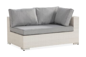 Bahamas Venstremodul 140 cm - Hvid - Havemøbler - Loungemøbler - Moduler