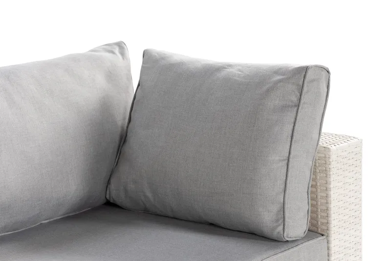 Bahamas Venstremodul 140 cm - Hvid - Havemøbler - Loungemøbler - Moduler