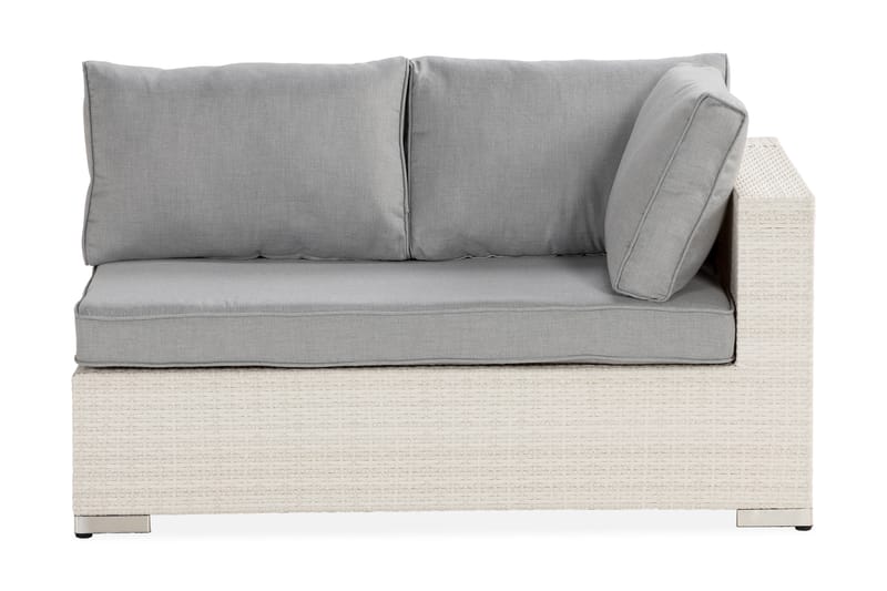 Bahamas Venstremodul 140 cm - Hvid - Havemøbler - Loungemøbler - Moduler