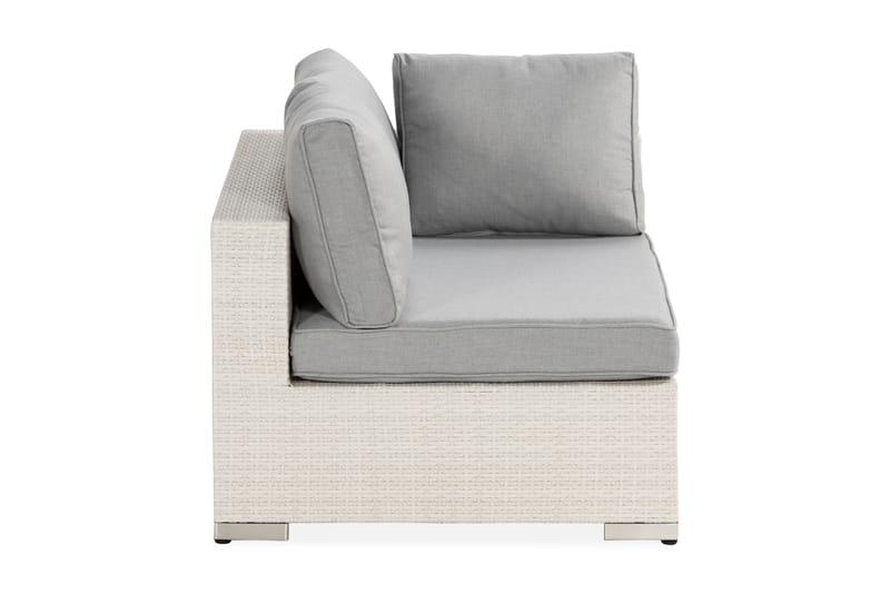 Bahamas Venstremodul 140 cm - Hvid - Moduler - Venstremodul havesofa