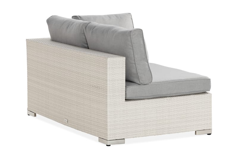 Bahamas Venstremodul 140 cm - Hvid - Havemøbler - Loungemøbler - Moduler