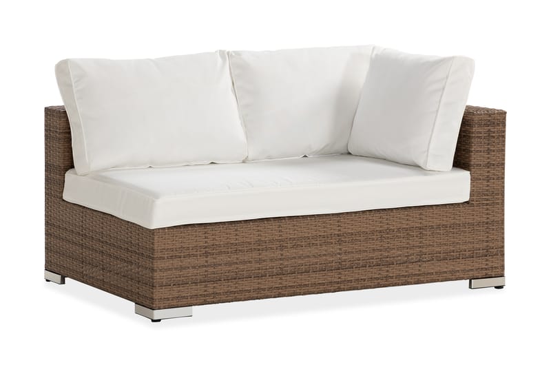 Bahamas Venstremodul 140 cm - Sand - Havemøbler - Loungemøbler - Moduler