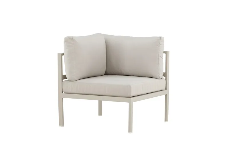 Copacabana hjørnemodul 74 cm udendørs - Beige - Havemøbler - Loungemøbler - Moduler - Hj ørnemodul havesofa