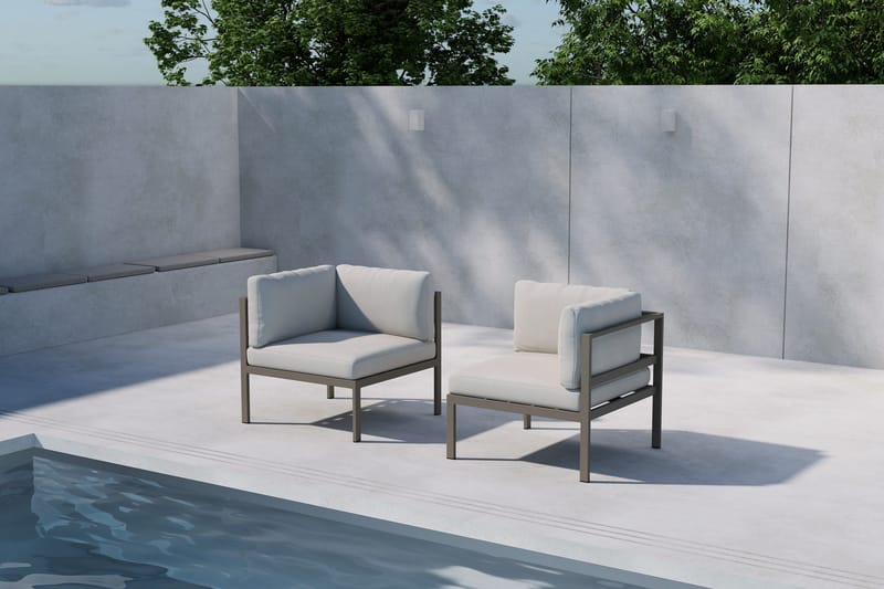 Copacabana Hjørnemodul Udendørs - Beige - Havemøbler - Loungemøbler - Moduler - Hjørnemodul havesofa