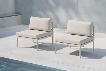 Copacabana midtermodul 70 cm udendørs - Beige - Havemøbler - Loungemøbler - Moduler