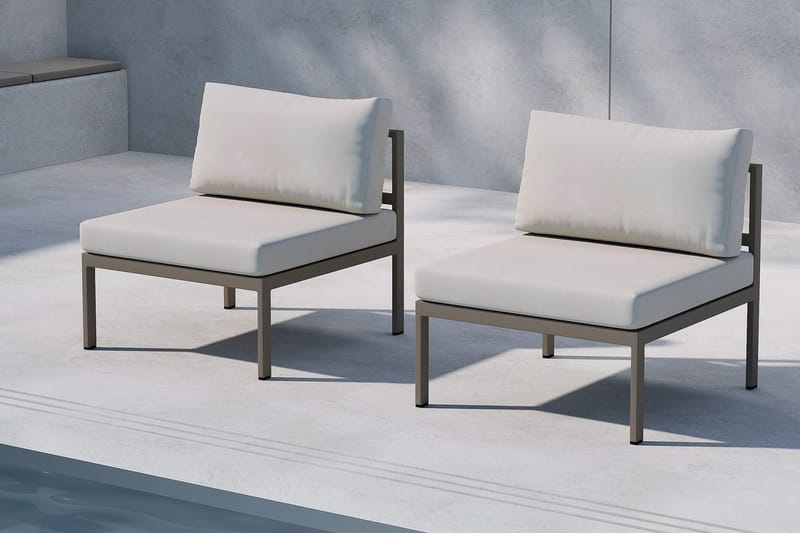Copacabana midtermodul 70 cm udendørs - Brun - Havemøbler - Loungemøbler - Moduler