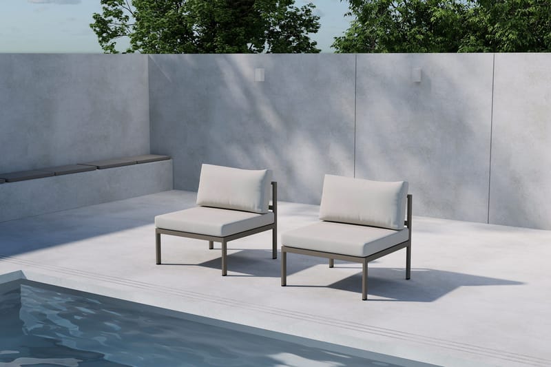 Copacabana Midtermodul Udendørs - Beige - Havemøbler - Loungemøbler - Moduler