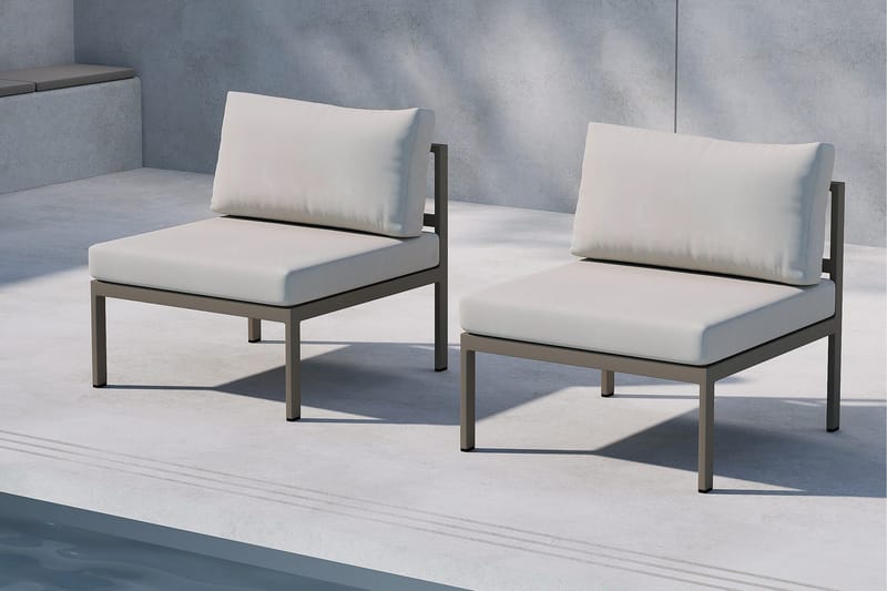 Copacabana Midtermodul Udendørs - Beige - Havemøbler - Loungemøbler - Moduler