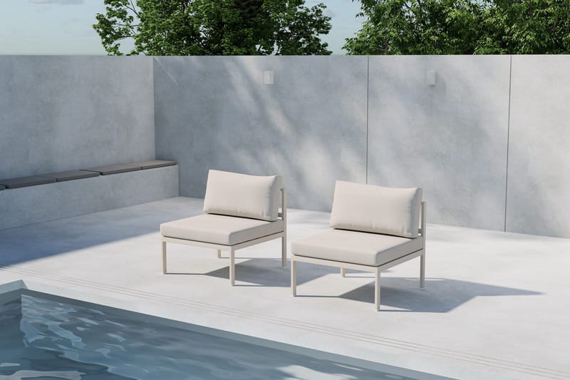 Copacabana Midtermodul Udendørs - Beige - Havemøbler - Loungemøbler - Moduler