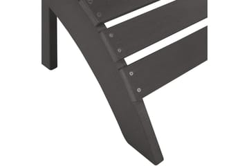 Fotstöd Beliani Adirondack Blå Dark grey - Havemøbler - Loungemøbler - Moduler - Skamler & puffer