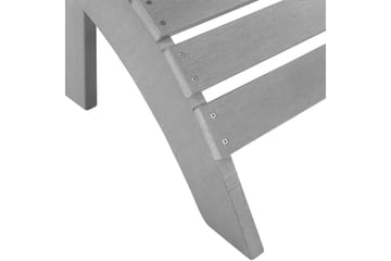 Fotstöd Beliani Adirondack Blå Light grey - Havemøbler - Loungemøbler - Moduler - Skamler & puffer