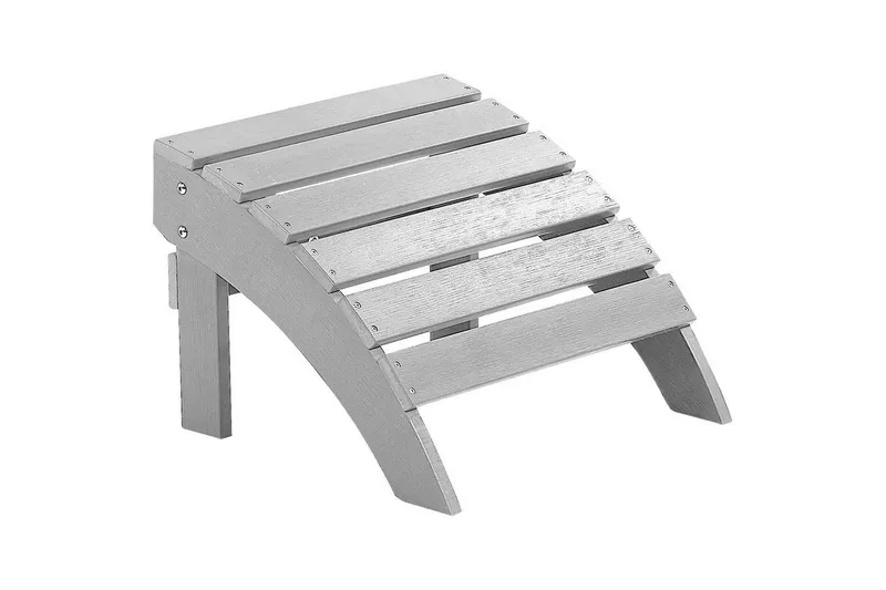 Fotstöd Beliani Adirondack Blå Light grey