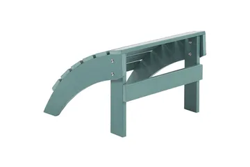 Fotstöd Beliani Adirondack Blå Turquoise - Havemøbler - Loungemøbler - Moduler - Skamler & puffer