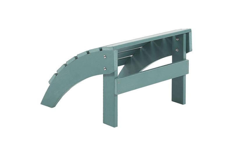 Fotstöd Beliani Adirondack Blå Turquoise - Havemøbler - Loungemøbler - Moduler - Skamler & puffer