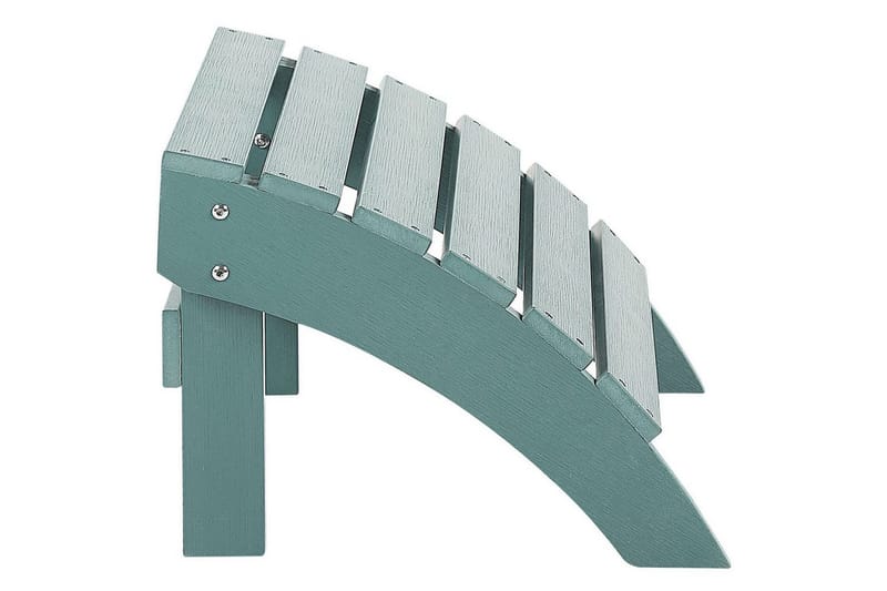 Fotstöd Beliani Adirondack Blå Turquoise - Havemøbler - Loungemøbler - Moduler - Skamler & puffer