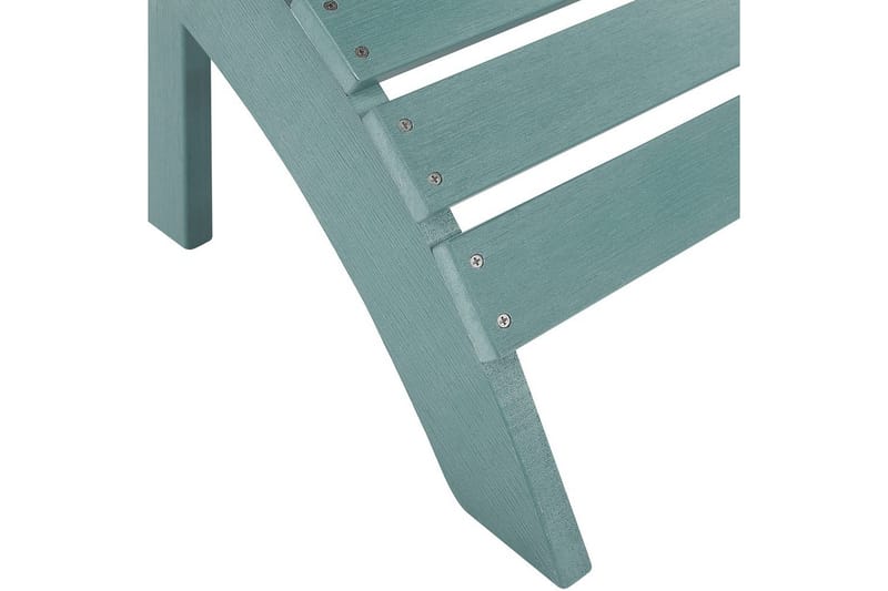 Fotstöd Beliani Adirondack Blå Turquoise - Havemøbler - Loungemøbler - Moduler - Skamler & puffer