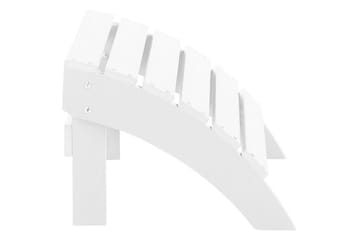 Fotstöd Beliani Adirondack Blå White - Havemøbler - Loungemøbler - Moduler - Skamler & puffer