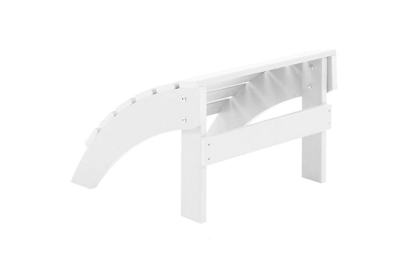 Fotstöd Beliani Adirondack Blå White - Havemøbler - Loungemøbler - Moduler - Skamler & puffer