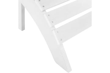 Fotstöd Beliani Adirondack Blå White - Havemøbler - Loungemøbler - Moduler - Skamler & puffer