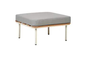 Fotstöd Beliani Senise Grey - Havemøbler - Loungemøbler - Moduler - Skamler & puffer