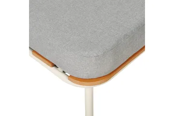 Fotstöd Beliani Senise Grey - Havemøbler - Loungemøbler - Moduler - Skamler & puffer