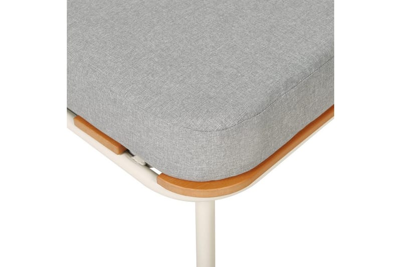 Fotstöd Beliani Senise Grey - Havemøbler - Loungemøbler - Moduler - Skamler & puffer