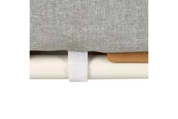 Fotstöd Beliani Senise Grey - Havemøbler - Loungemøbler - Moduler - Skamler & puffer