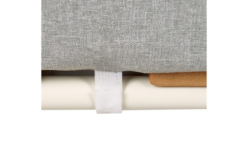 Fotstöd Beliani Senise Grey - Havemøbler - Loungemøbler - Moduler - Skamler & puffer