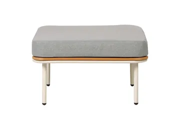 Fotstöd Beliani Senise Grey - Havemøbler - Loungemøbler - Moduler - Skamler & puffer