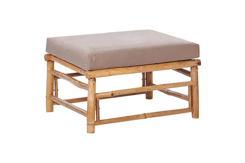 Havestolfodskammel Cerreto Beige/lyst træ, Beige/lyst træ