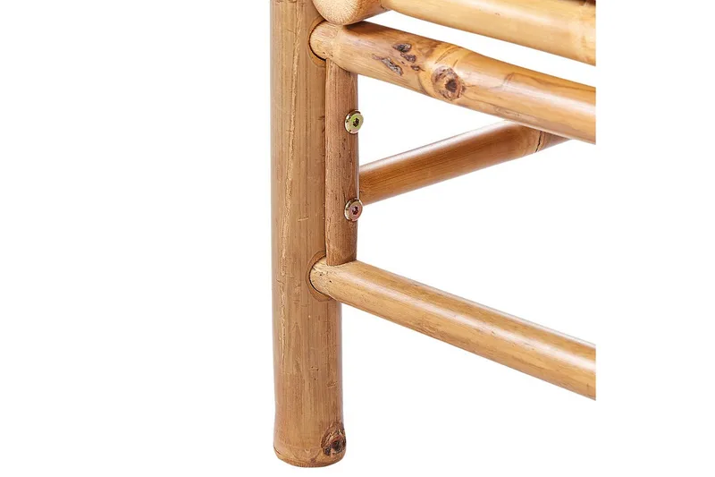 Havestolfodskammel Cerreto Hvid/lyst træ - Hvid/lyst træ - Havemøbler - Loungemøbler - Moduler - Skamler & puffer