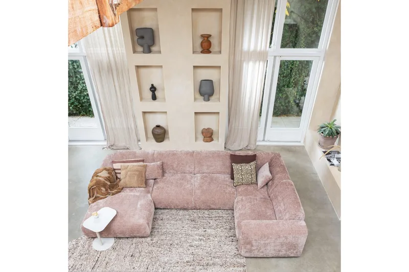 Hjørnesofa Cloud - Taupe, Højre - Møbler - Sofaer - Hjørnesofa