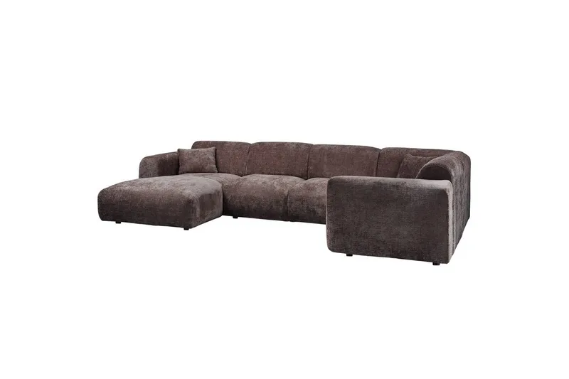 Hjørnesofa Cloud - Varm Brun, Højre - Møbler - Sofaer - Hjørnesofa