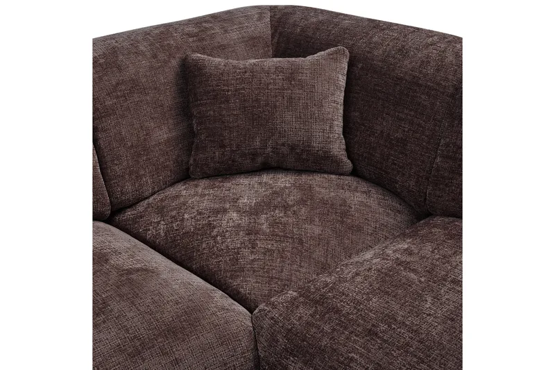 Hjørnesofa Cloud - Varm Brun, Højre - Møbler - Sofaer - Hjørnesofa