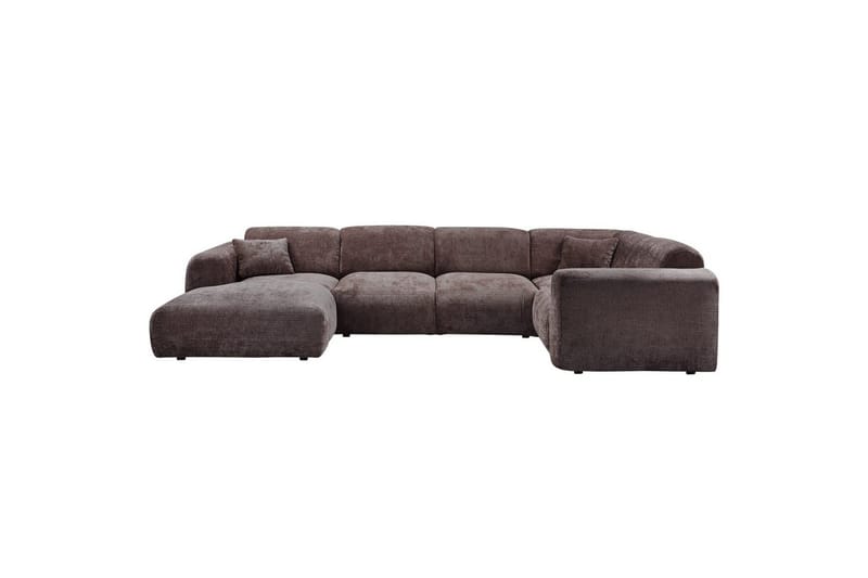 Hjørnesofa Cloud - Varm Brun, Højre - Møbler - Sofaer - Hjørnesofa - Hjørnesofa med chaiselong