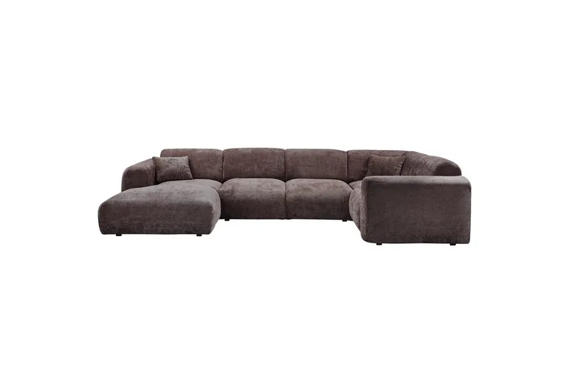 Hjørnesofa Cloud - Varm Brun, Højre - Møbler - Sofaer - Hjørnesofa
