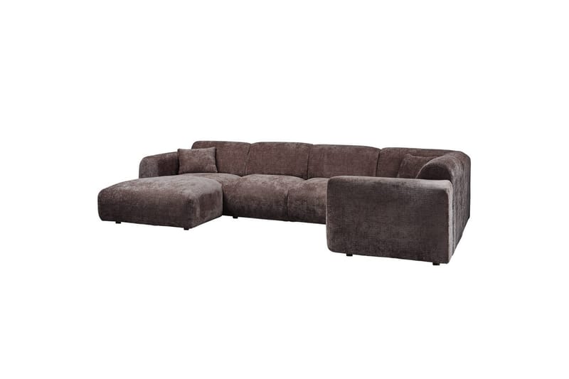 Hjørnesofa Cloud - Varm Brun, Højre - Havemøbler - Loungemøbler - Moduler - Hjørnemodul havesofa