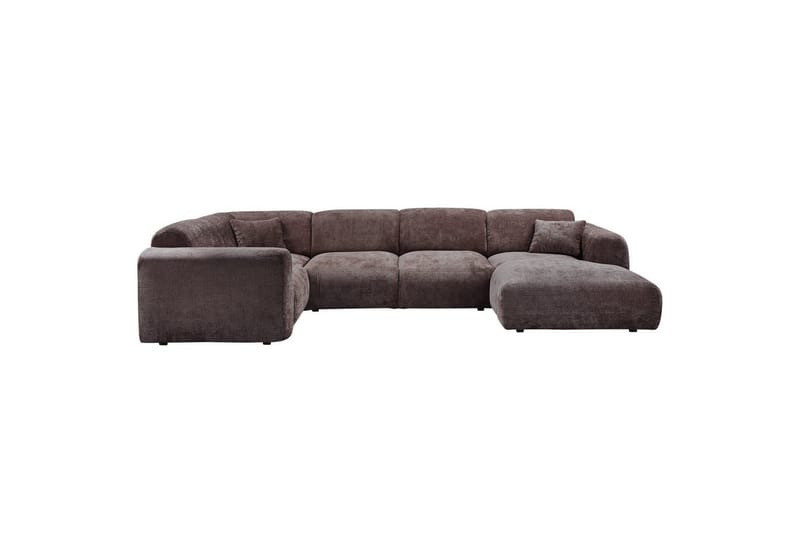 Hjørnesofa Cloud - Varm Brun, Venstre - Havemøbler - Loungemøbler - Moduler - Hjørnemodul havesofa