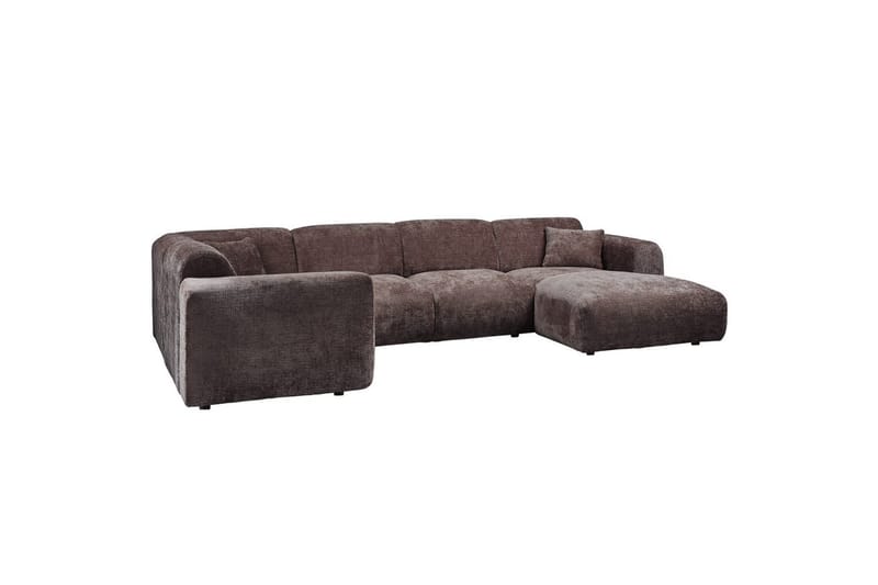 Hjørnesofa Cloud - Varm Brun, Venstre - Havemøbler - Loungemøbler - Moduler - Hjørnemodul havesofa