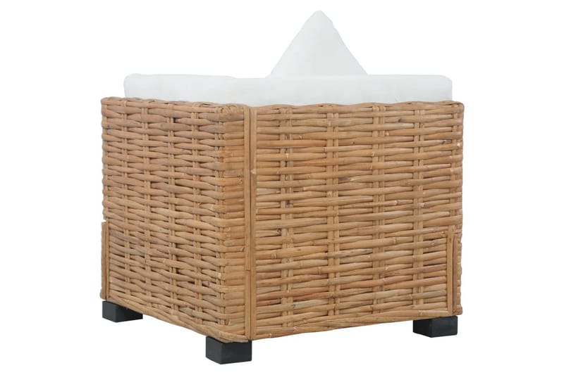 hjørnesofa med hynder naturlig rattan - Brun - Havemøbler - Loungemøbler - Moduler - Hjørnemodul havesofa