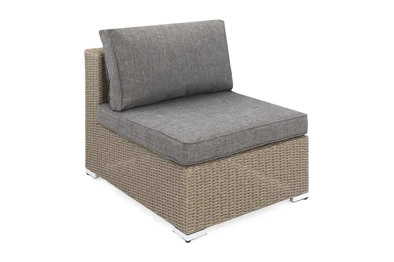 Marcus Midtermodul m Hynde - Grå - Havemøbler - Loungemøbler - Moduler - Midtermodul havesofa