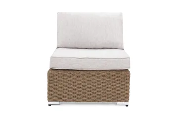 Marcus Midtermodul m Hynde - Natur - Havemøbler - Loungemøbler - Moduler - Midtermodul havesofa