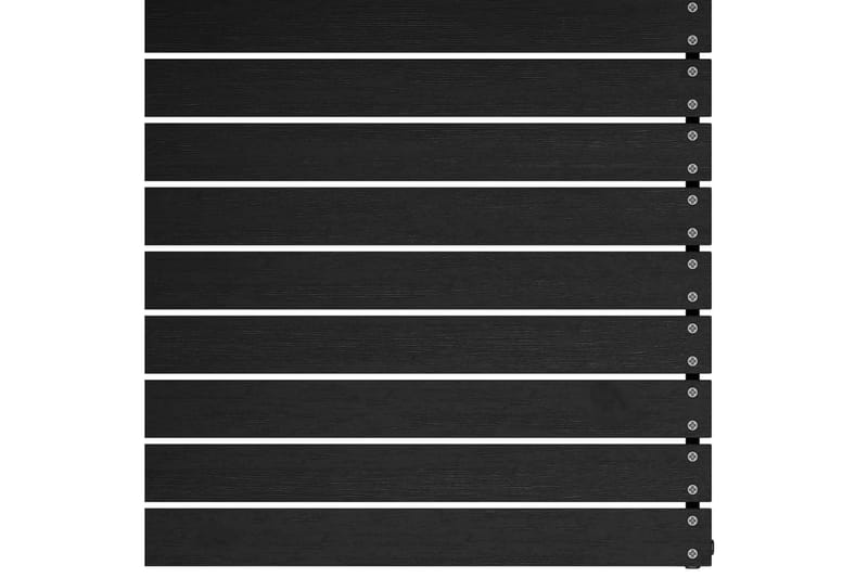 midterdel til havesofa massivt fyrretræ sort - Sort - Moduler - Midtermodul havesofa