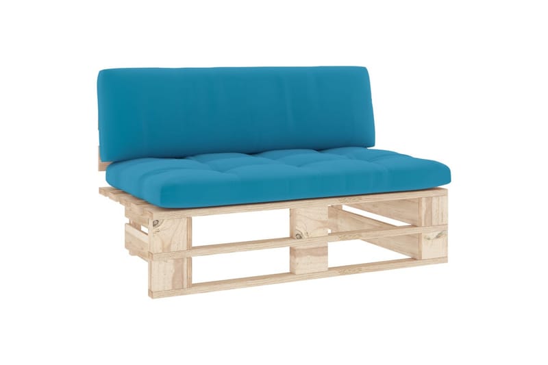 midterdel til pallesofa imprægneret fyrretræ - Brun - Havemøbler - Loungemøbler - Moduler
