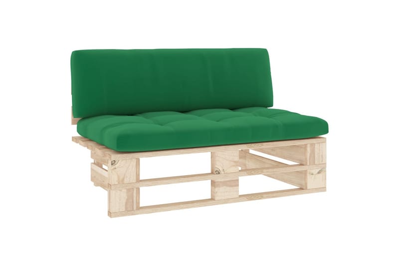 midterdel til pallesofa imprægneret fyrretræ - Brun - Havemøbler - Loungemøbler - Moduler