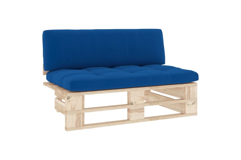 midterdel til pallesofa imprægneret fyrretræ - Brun - Havemøbler - Loungemøbler - Moduler