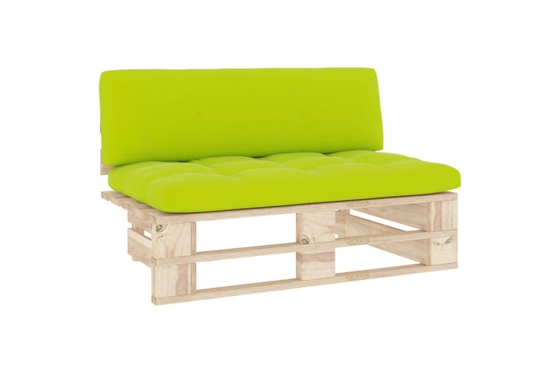 midterdel til pallesofa imprægneret fyrretræ - Brun - Havemøbler - Loungemøbler - Moduler